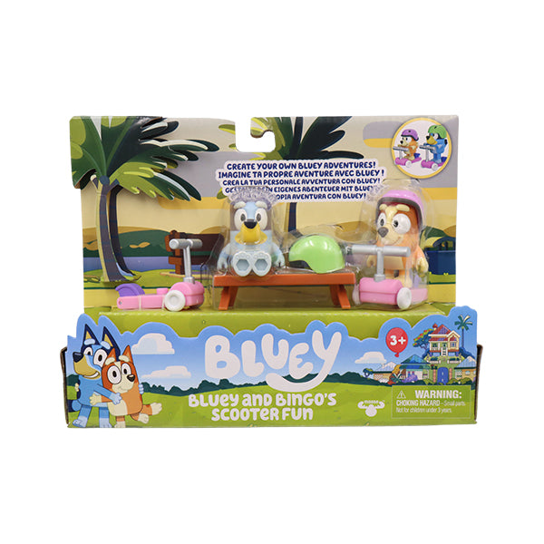 Vehículo con figura surt bluey