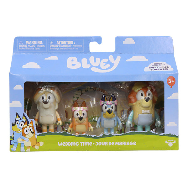 Figuras 4pack surt Bluey