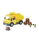 Camión volquete con figuras Bluey