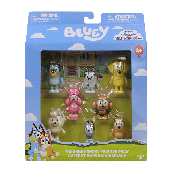 Figura 8pack amigos Bluey