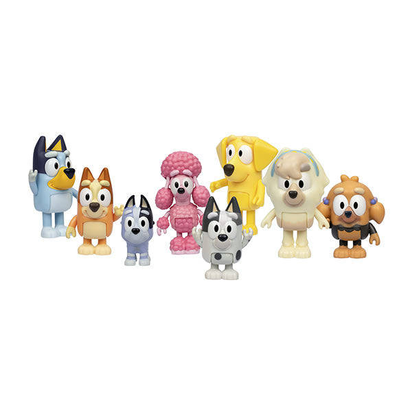 Figura 8pack amigos Bluey