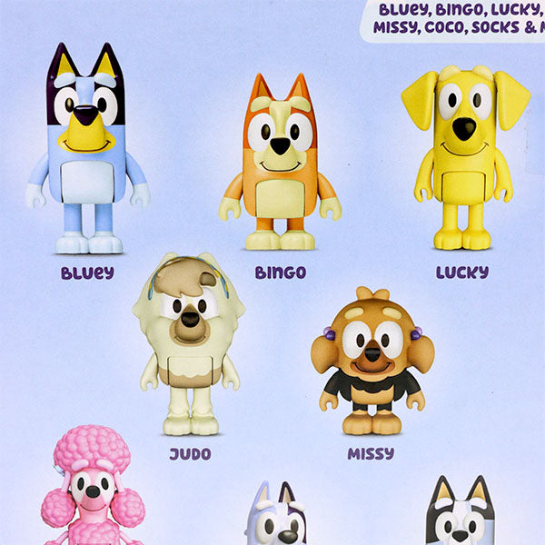 Figura 8pack amigos Bluey