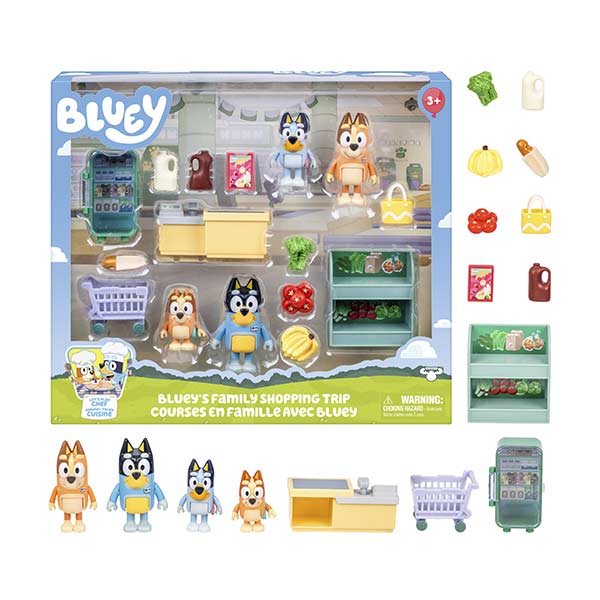 Bluey, Bingo, Bandit y Chilli