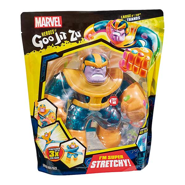 Goo Jit Zu héroe Marvel de lujo Thanos 12"