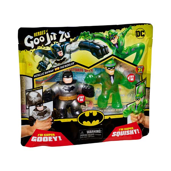 Goo Jit Zu DC héroes versus x2 Batman vs. Riddler