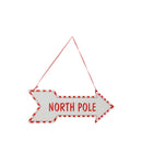 Adorno letrero polo norte 27cm