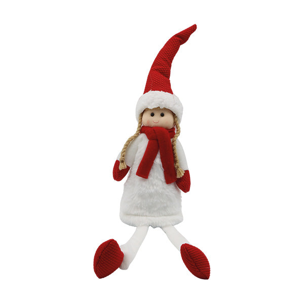 Figura navideña niña sentada 45cm