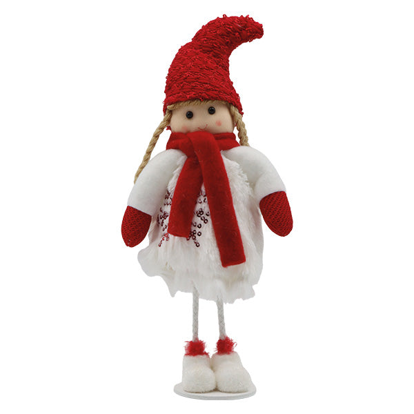 Figura navideña niña de pie 28cm