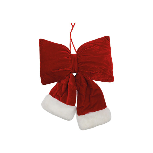 Lazo navideño rojo 31cm