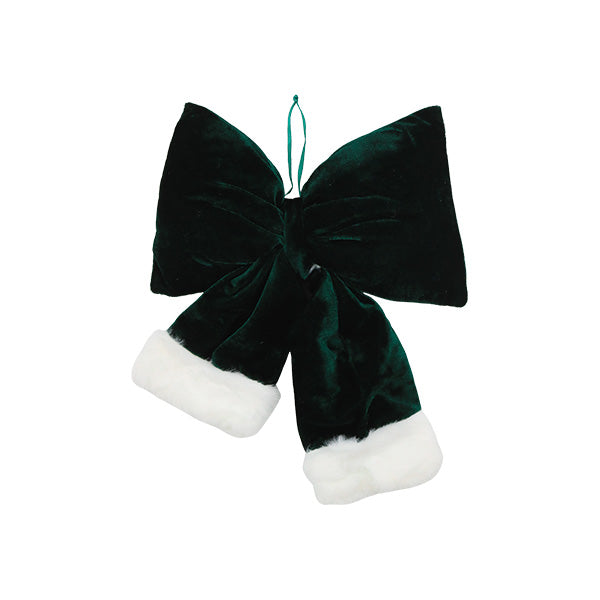 Lazo navideño azul 31cm