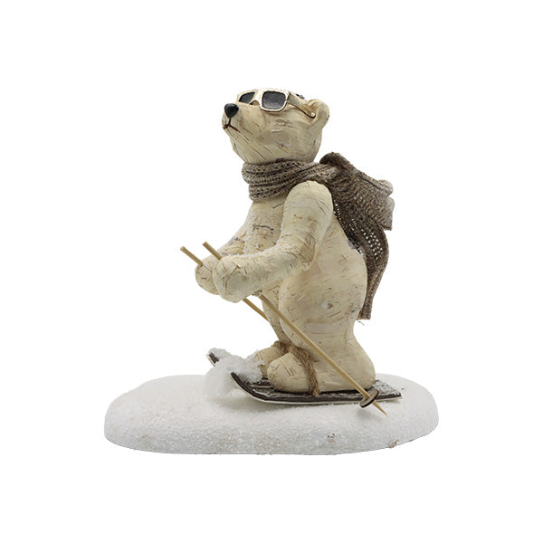 Figura oso polar patinando 29cm