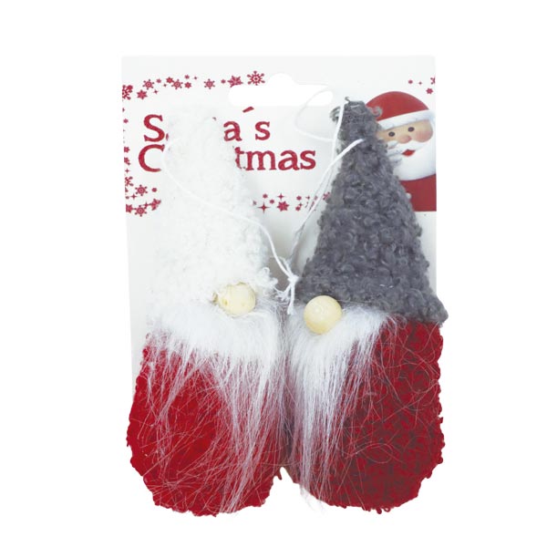 Ornamento navideño set gnomo 10cm