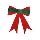 Lazo navideño rojo y verde 54cm