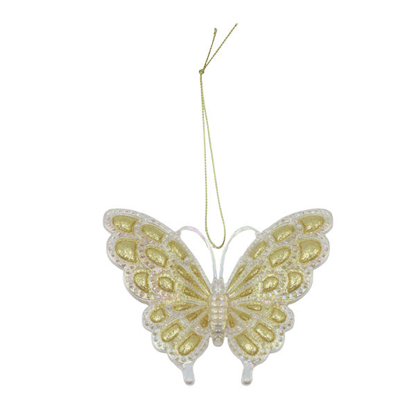 Ornamento navideño mariposa 12cm