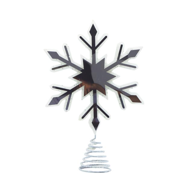 Snowflake para copa de árbol 29cm blanca