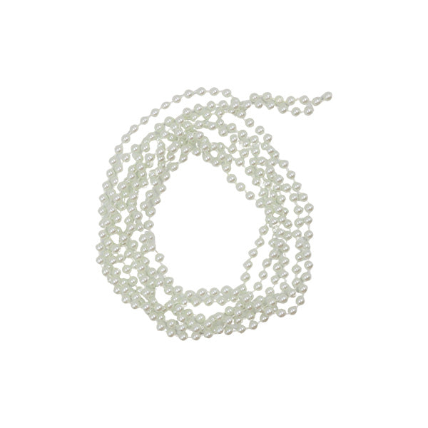 Guirnalda con perlas blancas 3.65m