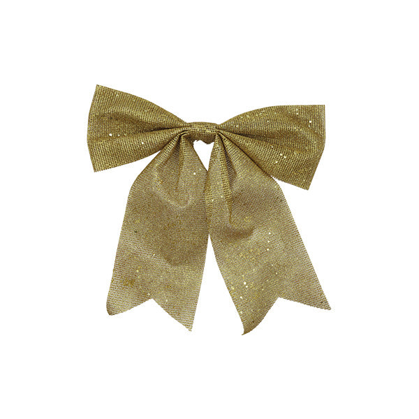 Lazo navideño plateado 47cm