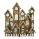 Villa navideña iluminada casa 44cm