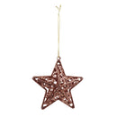 Ornamento navideño estrella surtida 10cm