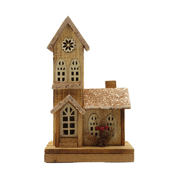 Villa con luz LED 36cm