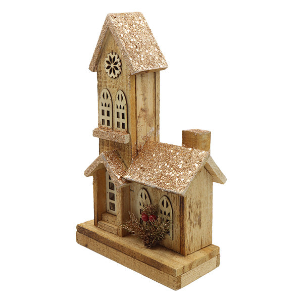 Villa con luz LED 36cm
