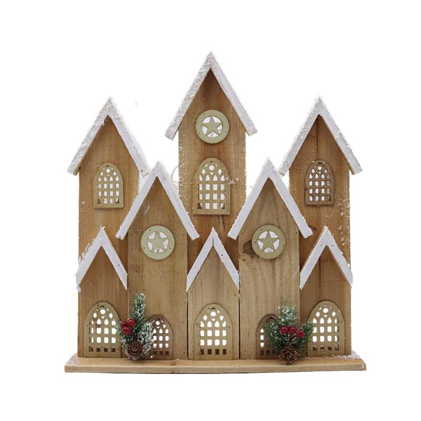Villa con luz led 38cm