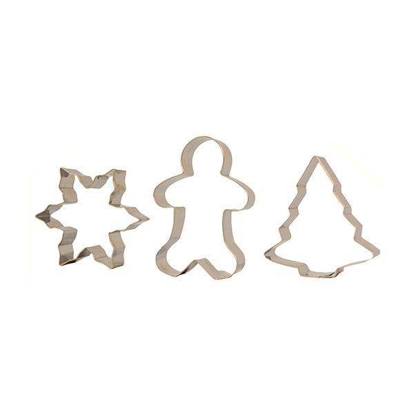 Set de 3 piezas molde para galletas 3.5" b392-0001