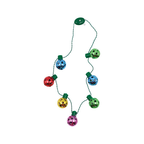 Collar navideño con led