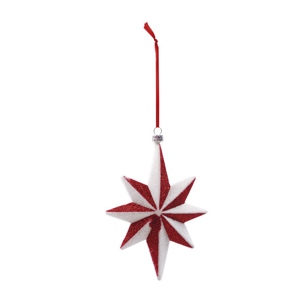 Ornamento navideño estrella 20cm