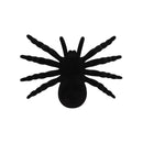 Figura araña halloween negra 14cm