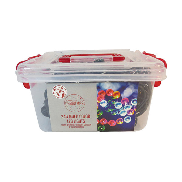 Luz en serie 240 multicolor