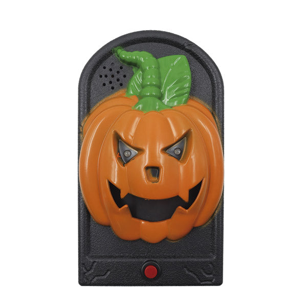 Timbre de puerta con luz LED halloween