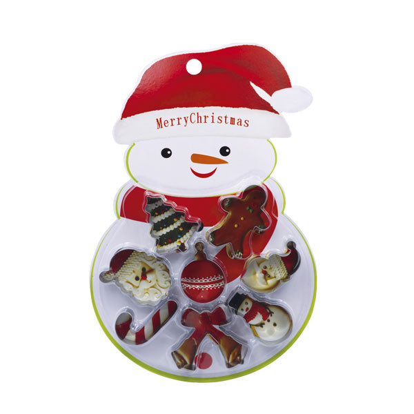 Set cortadores de galletas 8 piezas