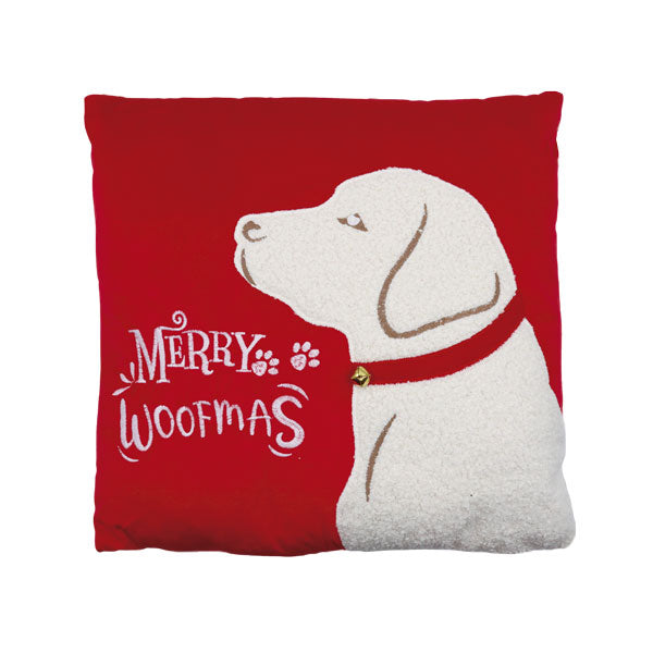 Almohadón navideño perro 40cm