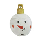 Esfera inflable navideña con LED roja snowman 60cm