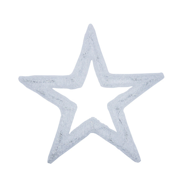 Adorno estrella con LED 44cm