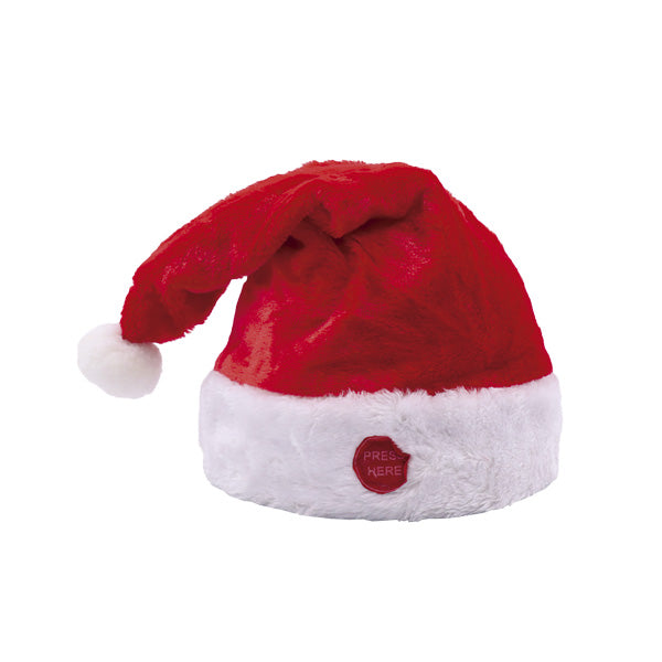 Gorro navideño rojo con blanco 29cm