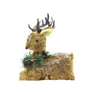 Adorno reno con corona 24cm