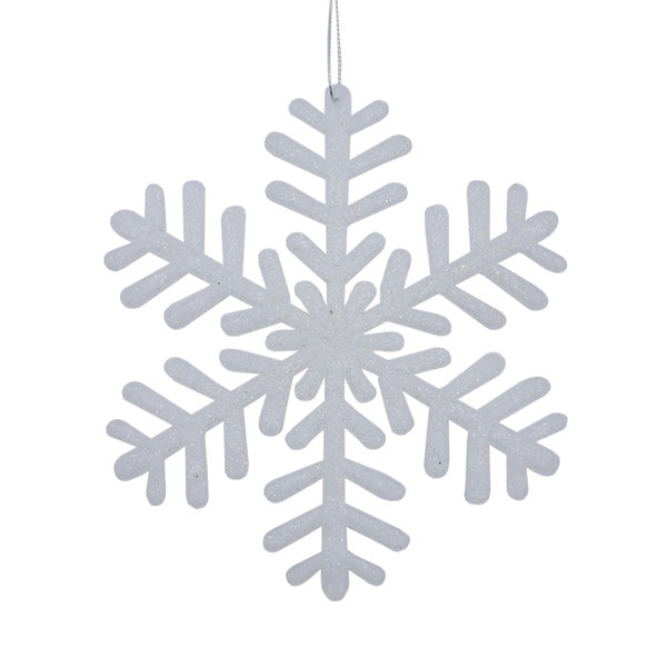 Ornamento navideño Snowflake blanco 18cm C893-00699-WH