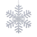 Ornamento navideño Snowflake blanco 17cm
