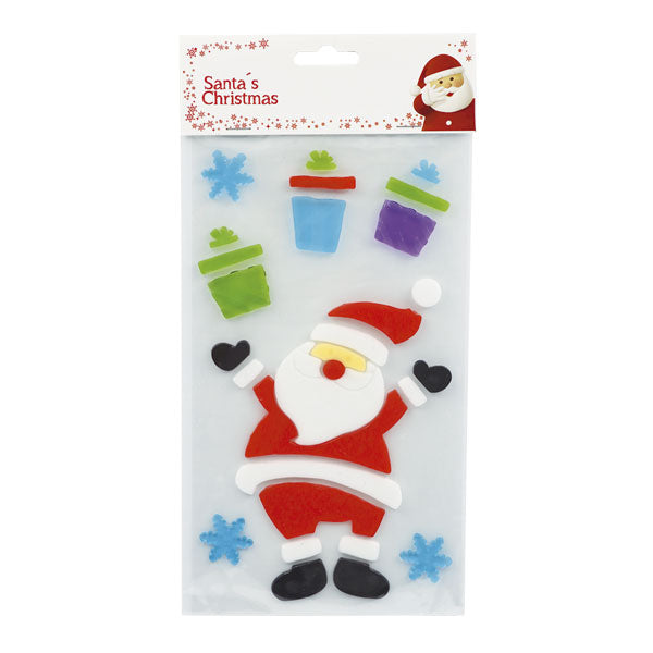 Set adhesivos de gel para ventanas navideños