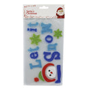 Set adhesivos de gel para ventanas navideños
