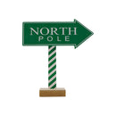 Adorno letrero polo norte 14cm