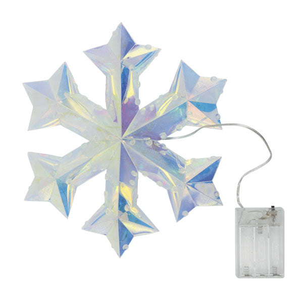 Figura iluminada snowflake 26cm