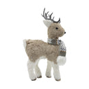 Figura reno blanco de pie 37cm