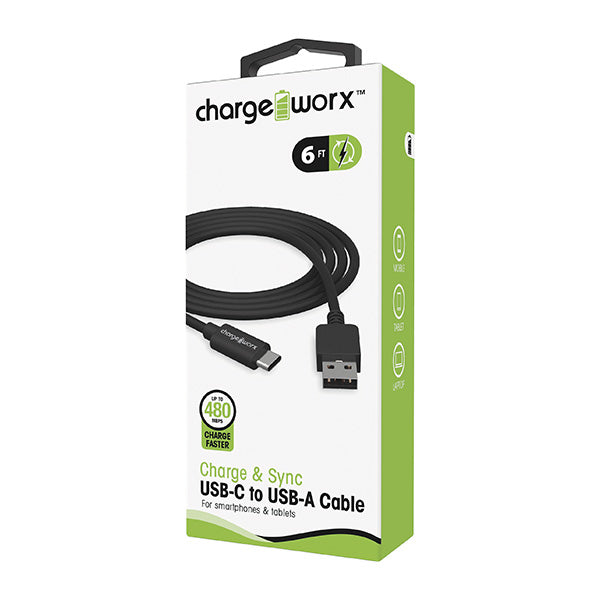 Cable USB-C A USB-A Chargeworx