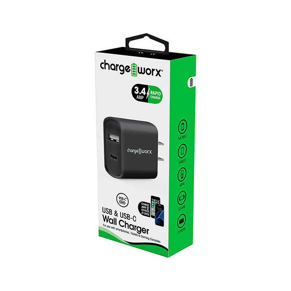 Cargador USB-C Doble CHA-CX2605WH Chargeworks