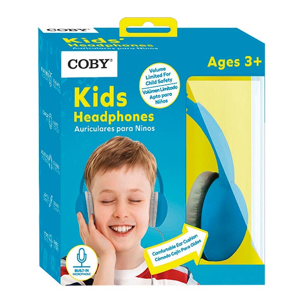 Audífono diadema para niño azul COBY-CVHK8 Coby