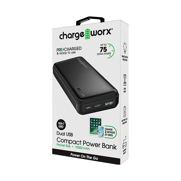 Power Bank 1000MAH CHA-CX6864BK Chargeworks