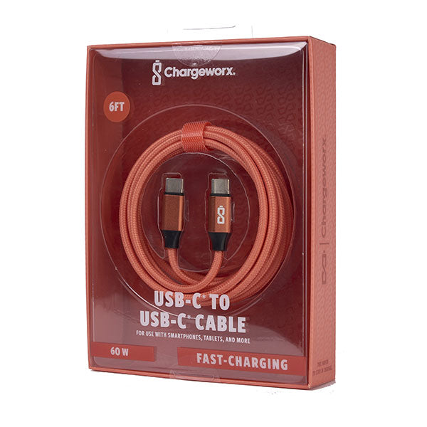 Cable USB-C a USB-C Chargeworks